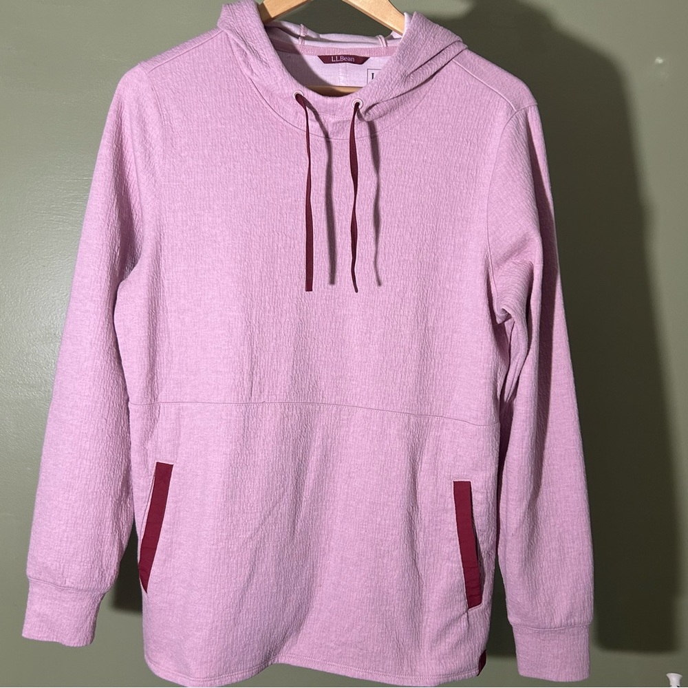 L.L. Bean Light Purple Women’s Pullover Hoodie with Pockets Size M Regular